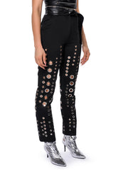 TOO MUCH FOR YOU HARDWARE DETAILED PANTS