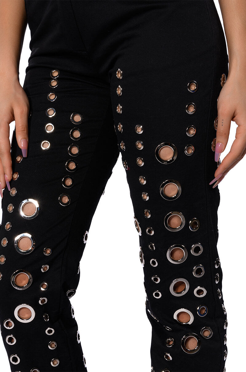 TOO MUCH FOR YOU HARDWARE DETAILED PANTS