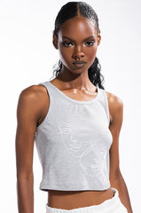TWO FACED RIBBED TANK