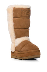 UGG CLASSIC CLOUDPEAK TALL BOOTIE IN CHESTNUT