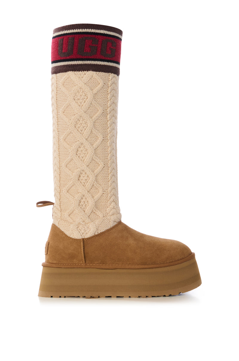UGG CHESTNUT W CLASSIC SWEATER LETTER