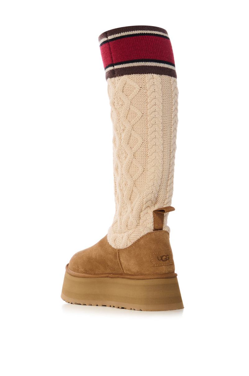 UGG CHESTNUT W CLASSIC SWEATER LETTER