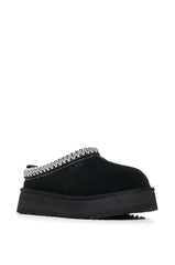 UGG TAZZ FLAT SLIPPER IN BLACK