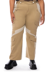 UNBOTHERED RELAXED COLORBLOCKED CARGOS