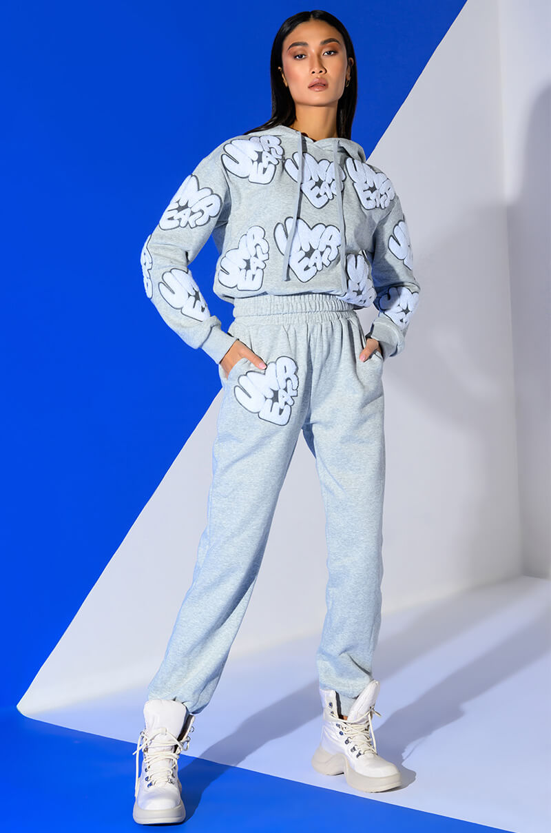 UNREAL HOODIE WITH PATCHES