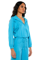 VACAY MODE ZIP UP SWEATSHIRT