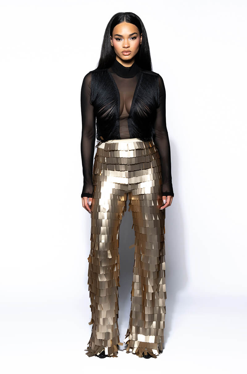 VALENTINA GOLD TROUSER