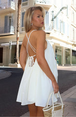 Whimsical Feelings Mini Dress Off White