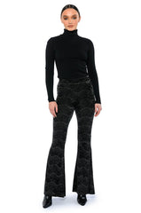 VELVETY SOFT HIGH RISE FLARE PANT