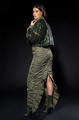 VIBE ALL NIGHT SEQUIN NYE BOMBER JACKET