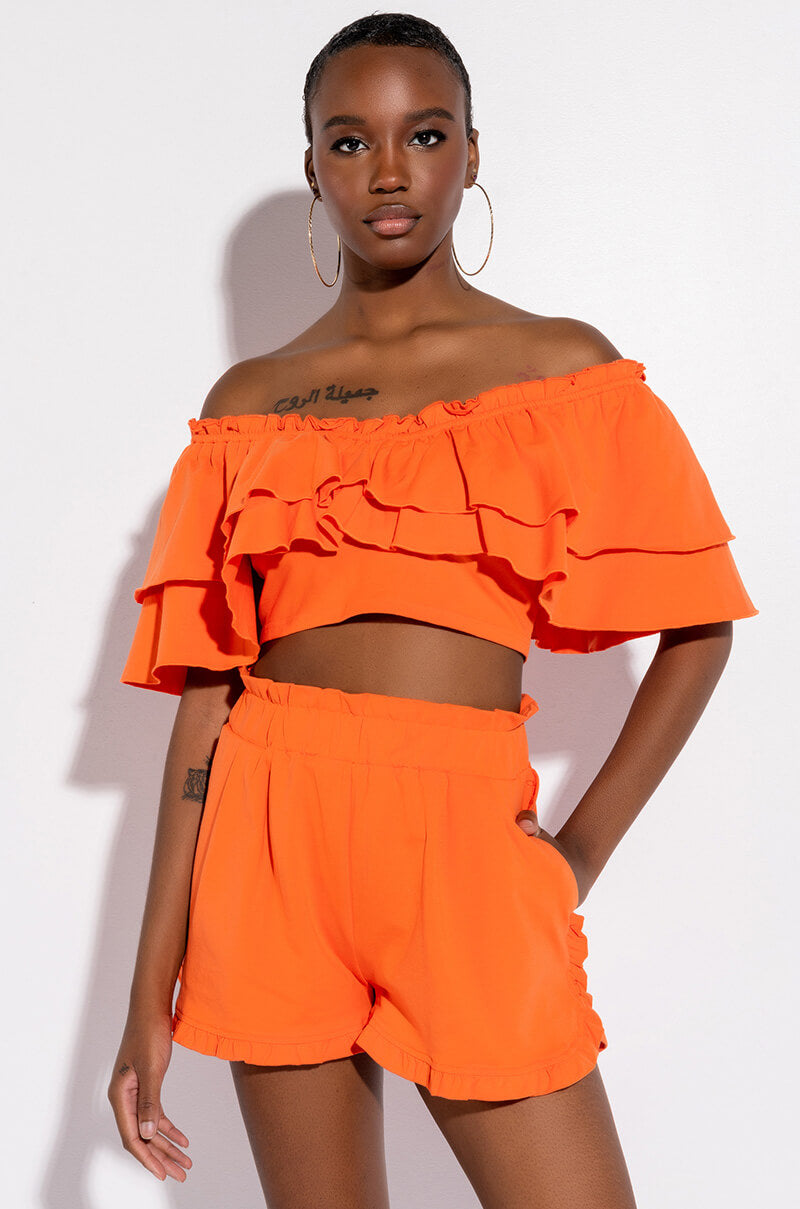 CHEYENNE RUFFLE SHORT