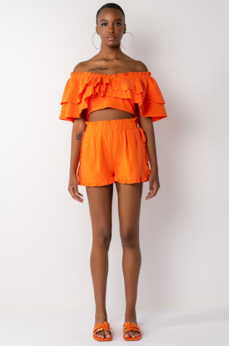 CHEYENNE RUFFLE SHORT