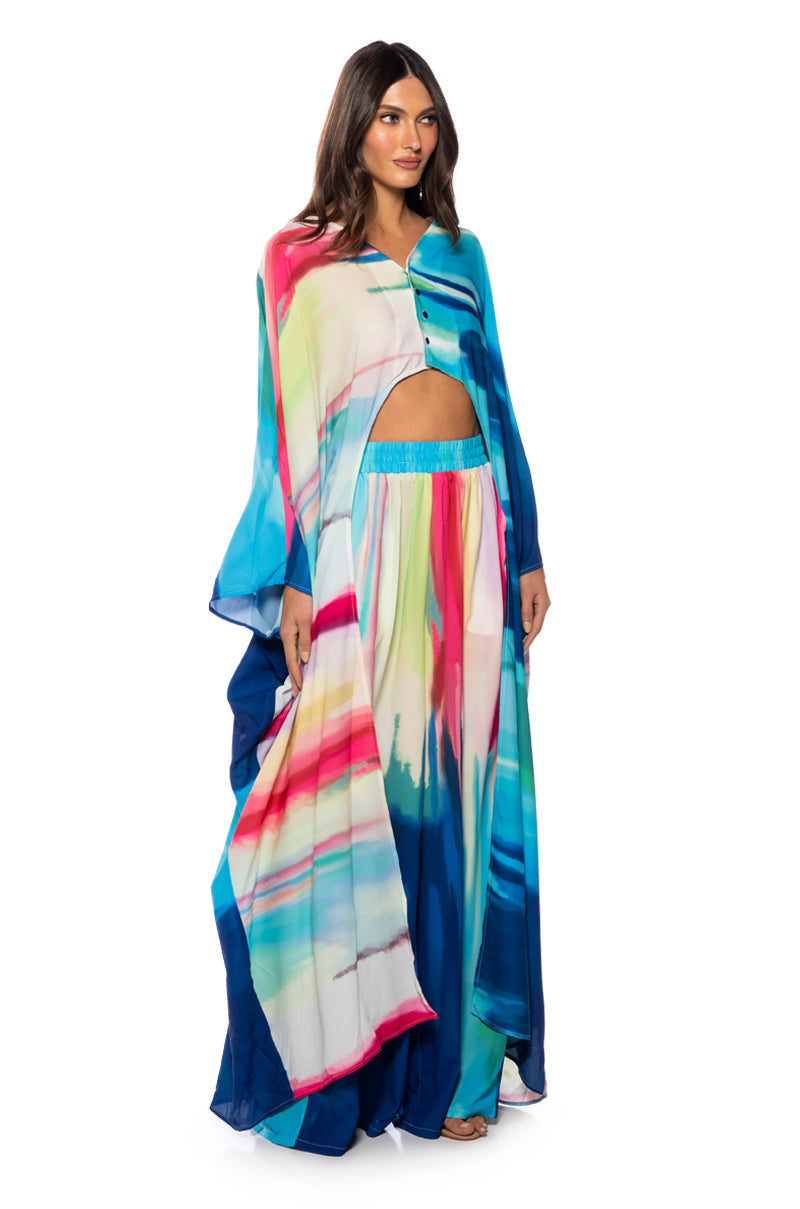 WATERCOLOR PALAZZO PANT