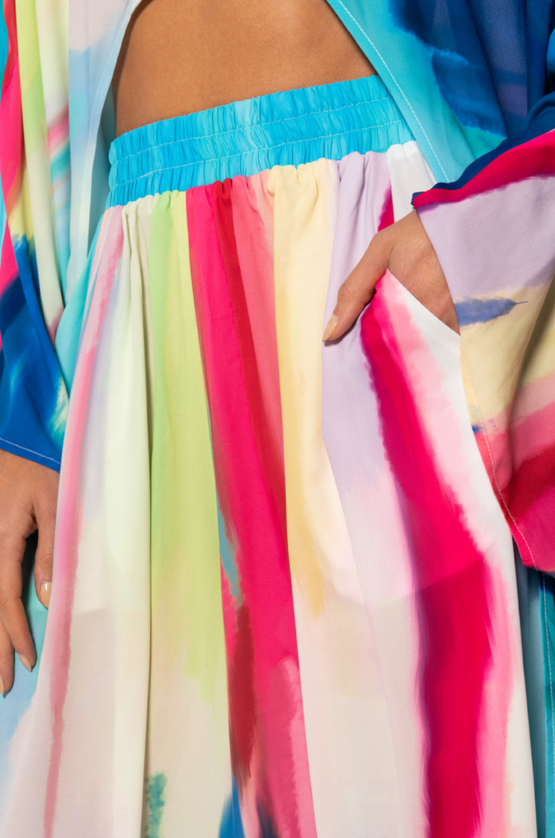 WATERCOLOR PALAZZO PANT
