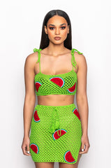 WATERMELON SUGA KNIT BRALETTE