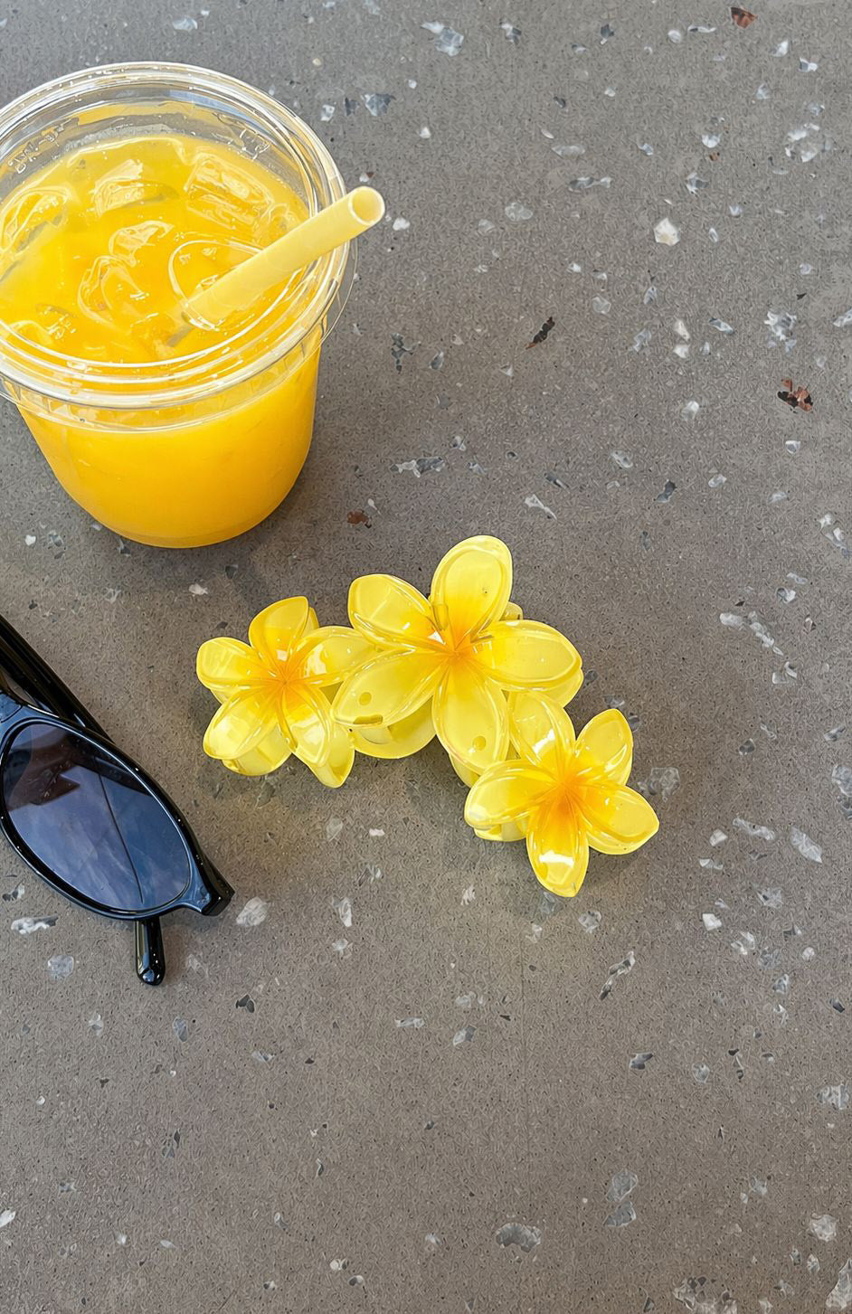 Parker Hair Clip Yellow