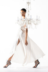 WHAT YOU CALL IT HIGH SLIT MAXI DRESS
