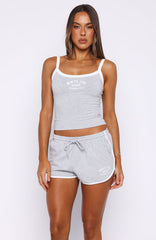 All The Time Relaxed Shorts Grey Marle