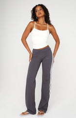 Almost Ready Straight Leg Pants Charcoal