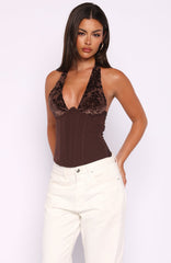 Backstage Beauty Bustier Chocolate