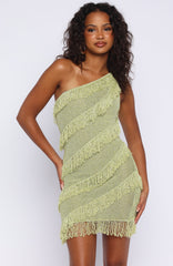 Balaeric Knit Mini Dress Salted Lime