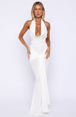Be With You Forever Maxi Dress Off White