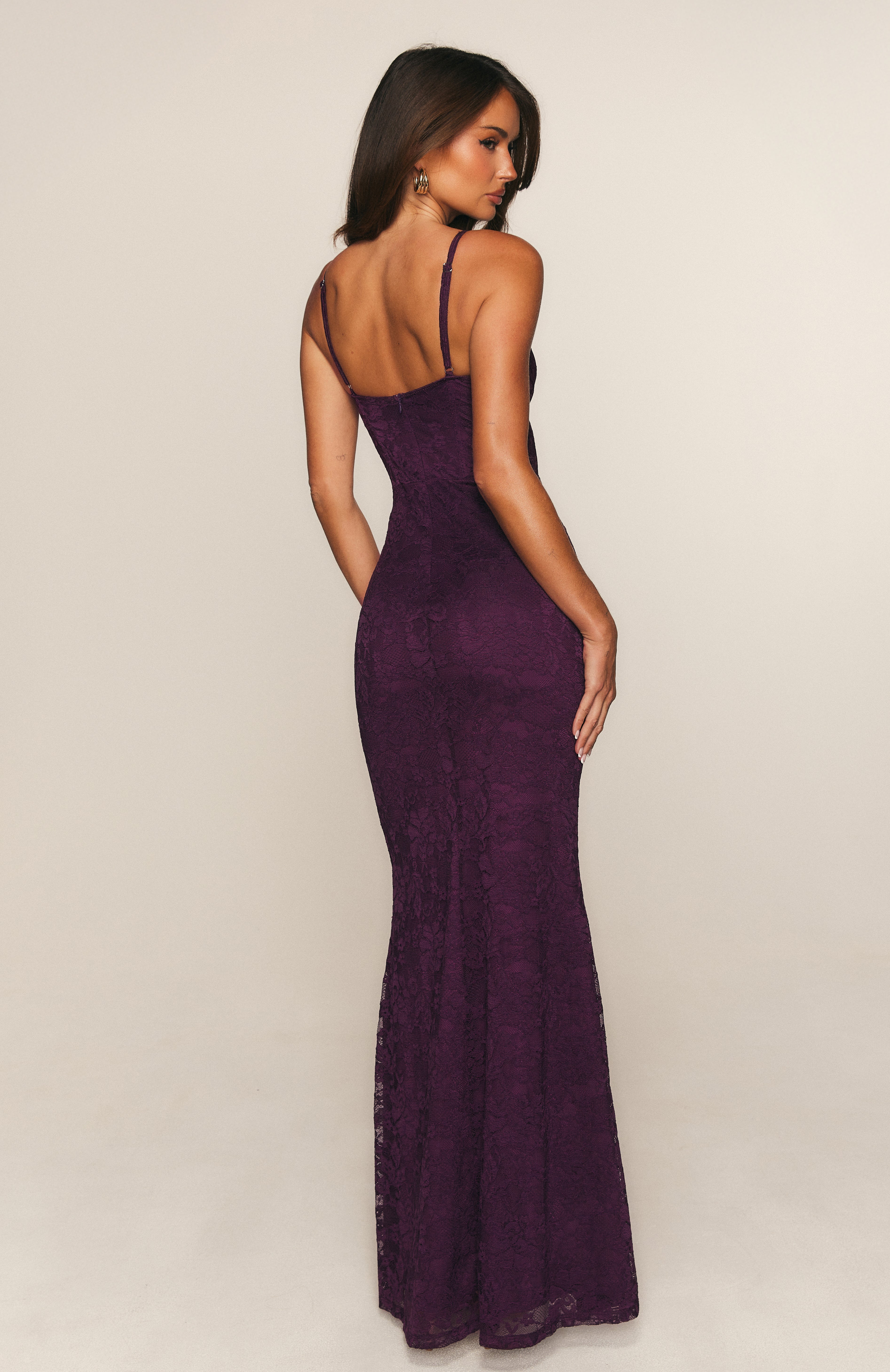 Blossom Belle Maxi Dress Plum