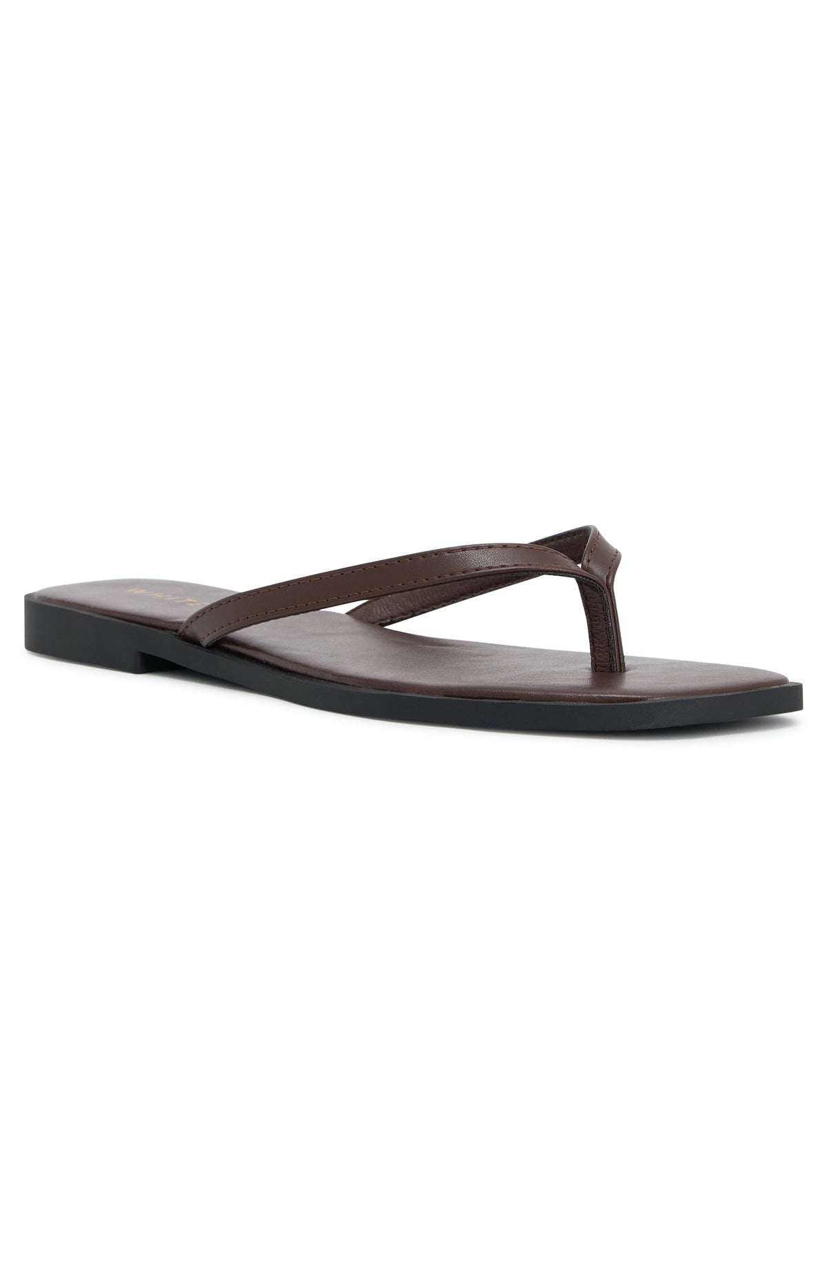 Breccan Thong Sandals Chocolate