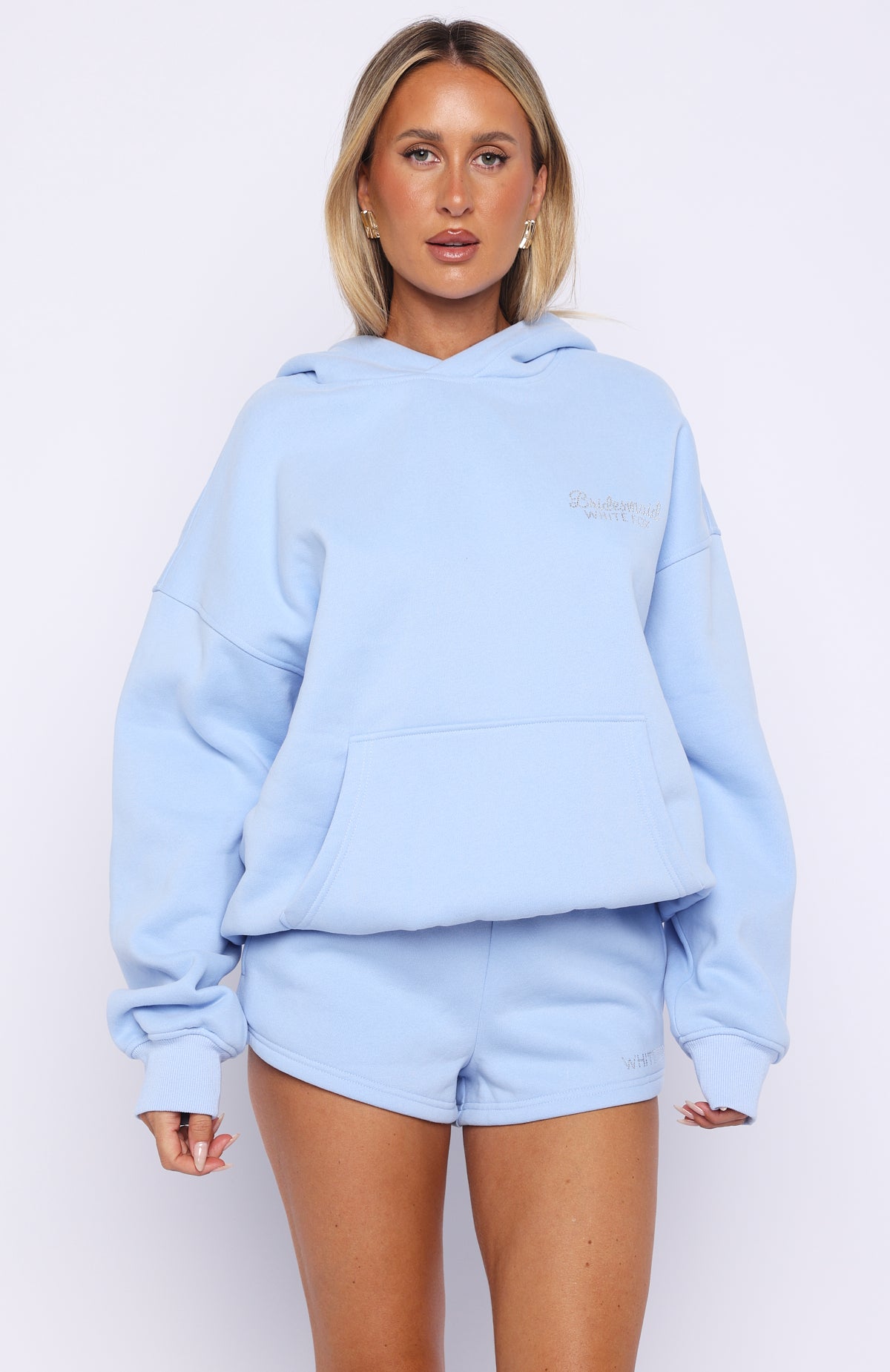 Bridal Party Lounge Shorts Light Blue