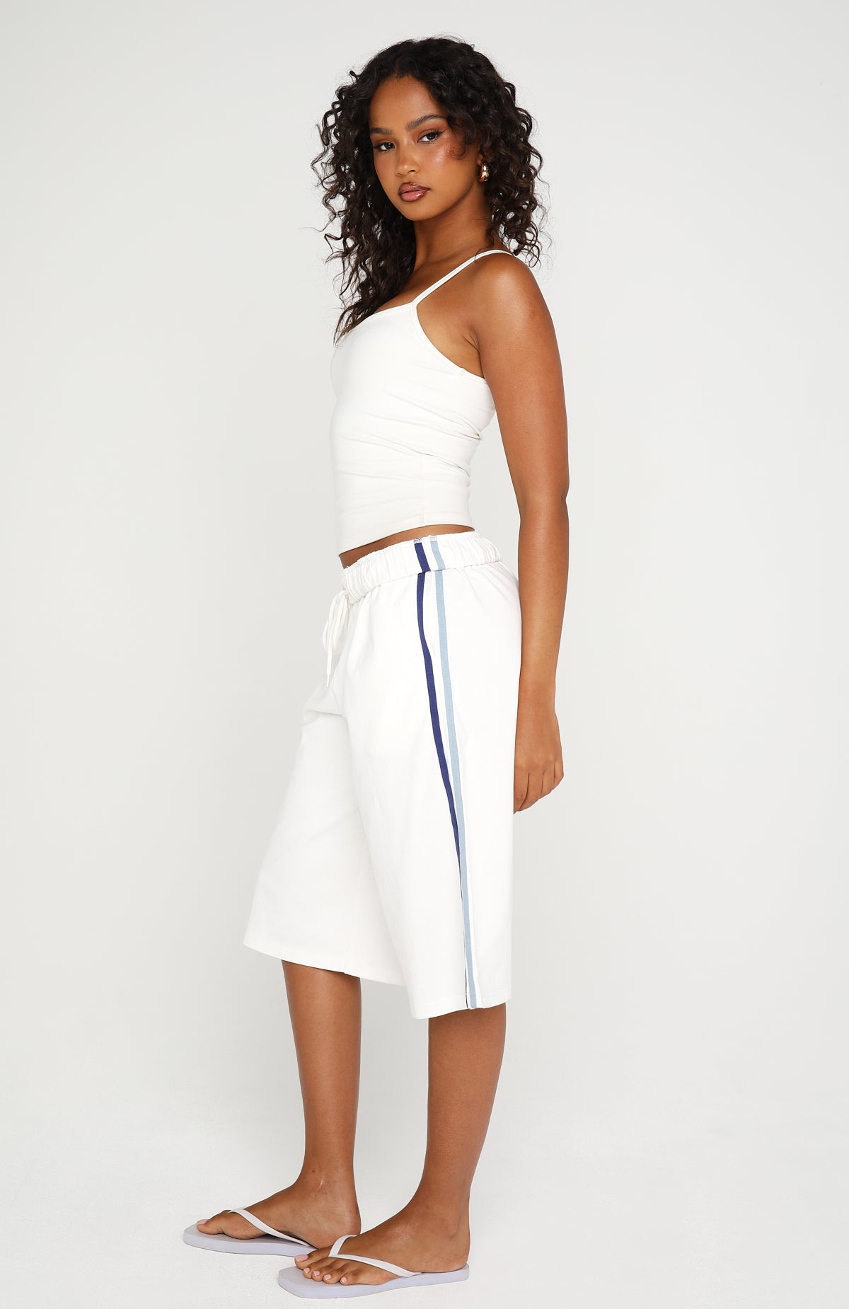 Call It Ours Relaxed Shorts White