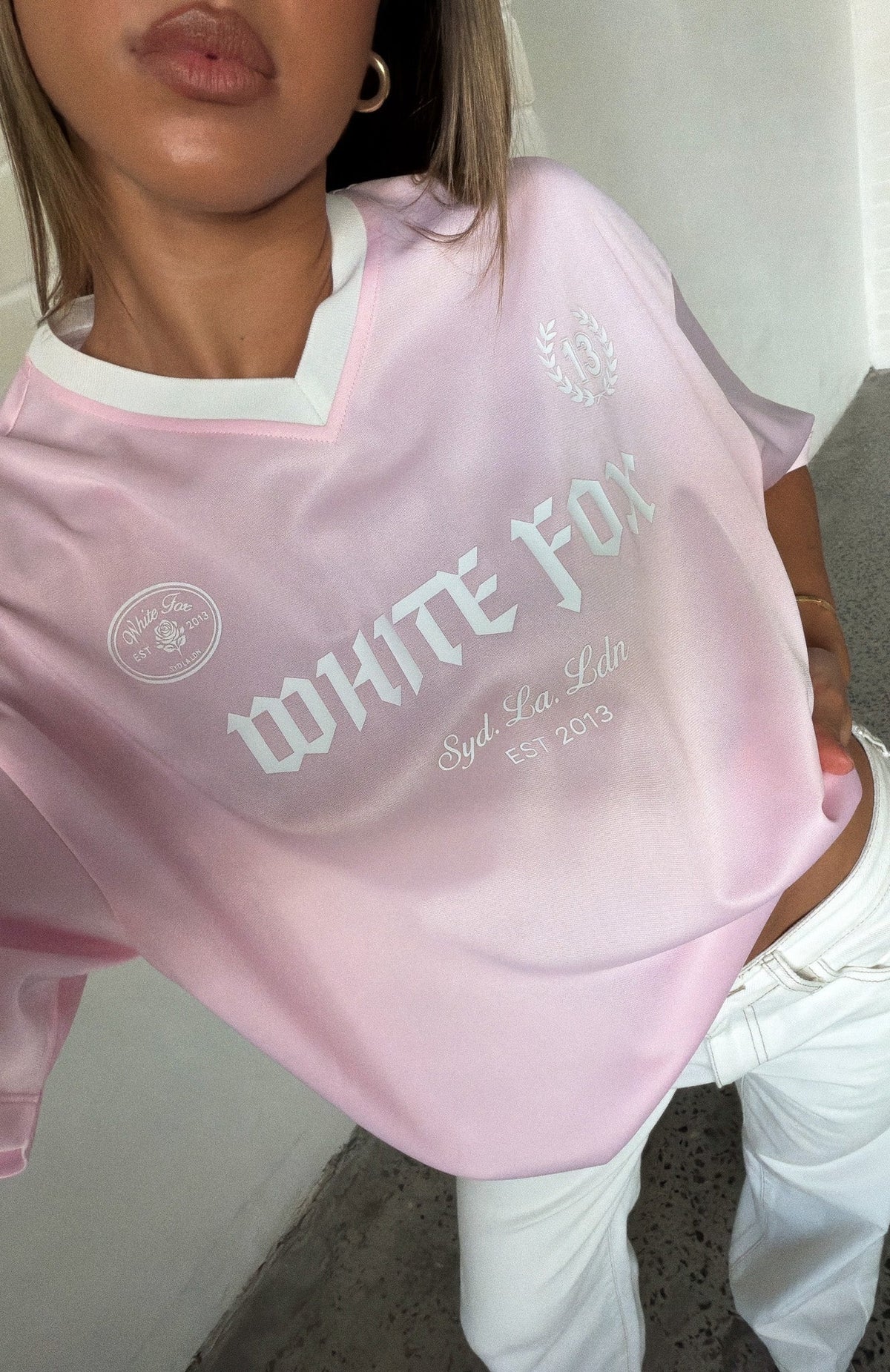 Came To Slay Oversized Jersey Pink