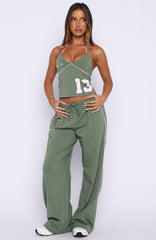 Can't Help The Feeling Track Pants Khaki