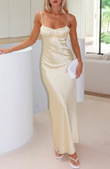 Change Locations Maxi Dress Lemon