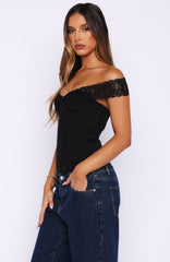 Charmed Heart Bustier Black