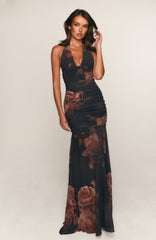 Cherish The Thought Maxi Dress Midnight Silk