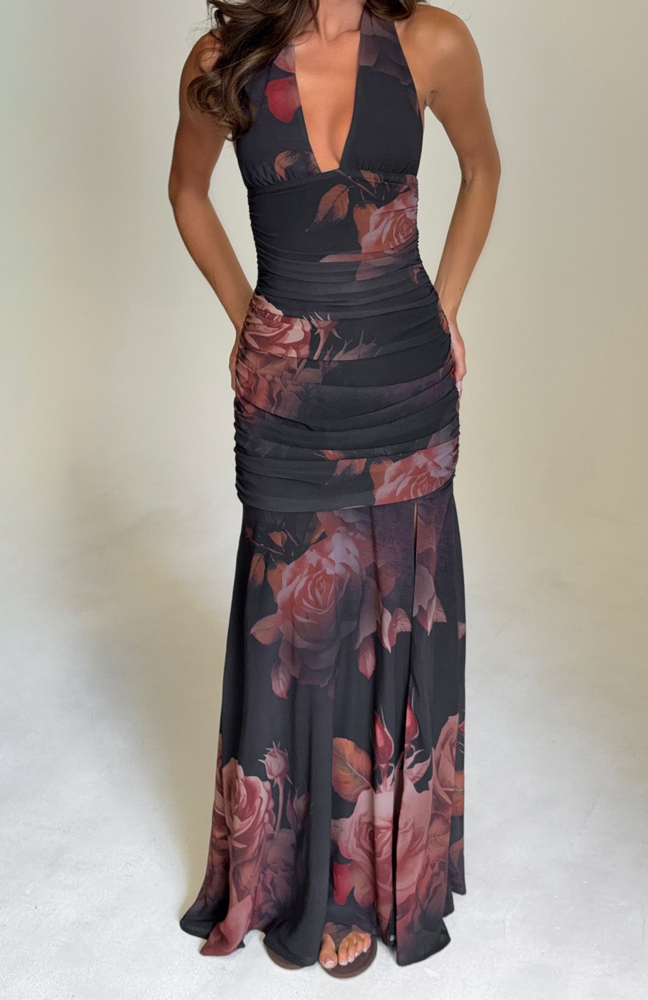 Cherish The Thought Maxi Dress Midnight Silk