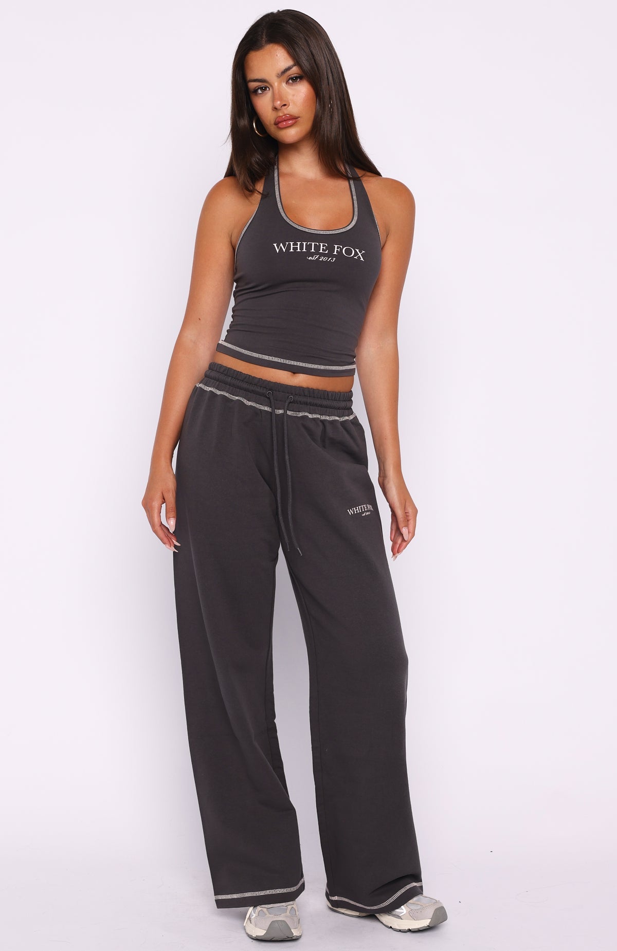 Chill In Style Track Pants Charcoal