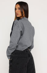Cinzia Argyle Knit Sweater Navy Winter