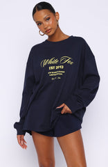 Closer To You Long Sleeve Tee Navy