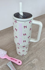 Colson Drink Bottle 1.2 Litre Cream Bows