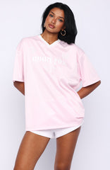 Came To Slay Oversized Jersey Pink