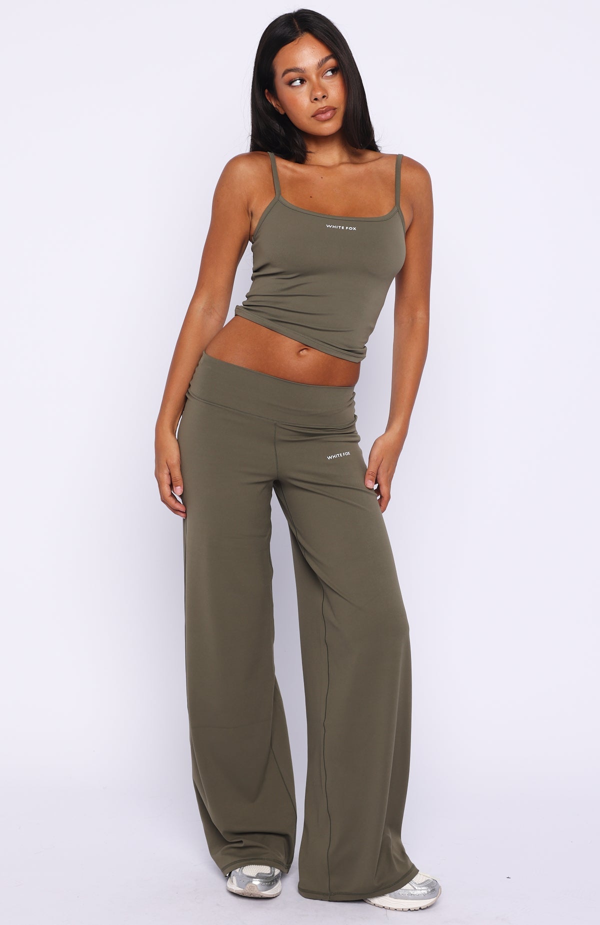 Core Strengths Tank Top Khaki