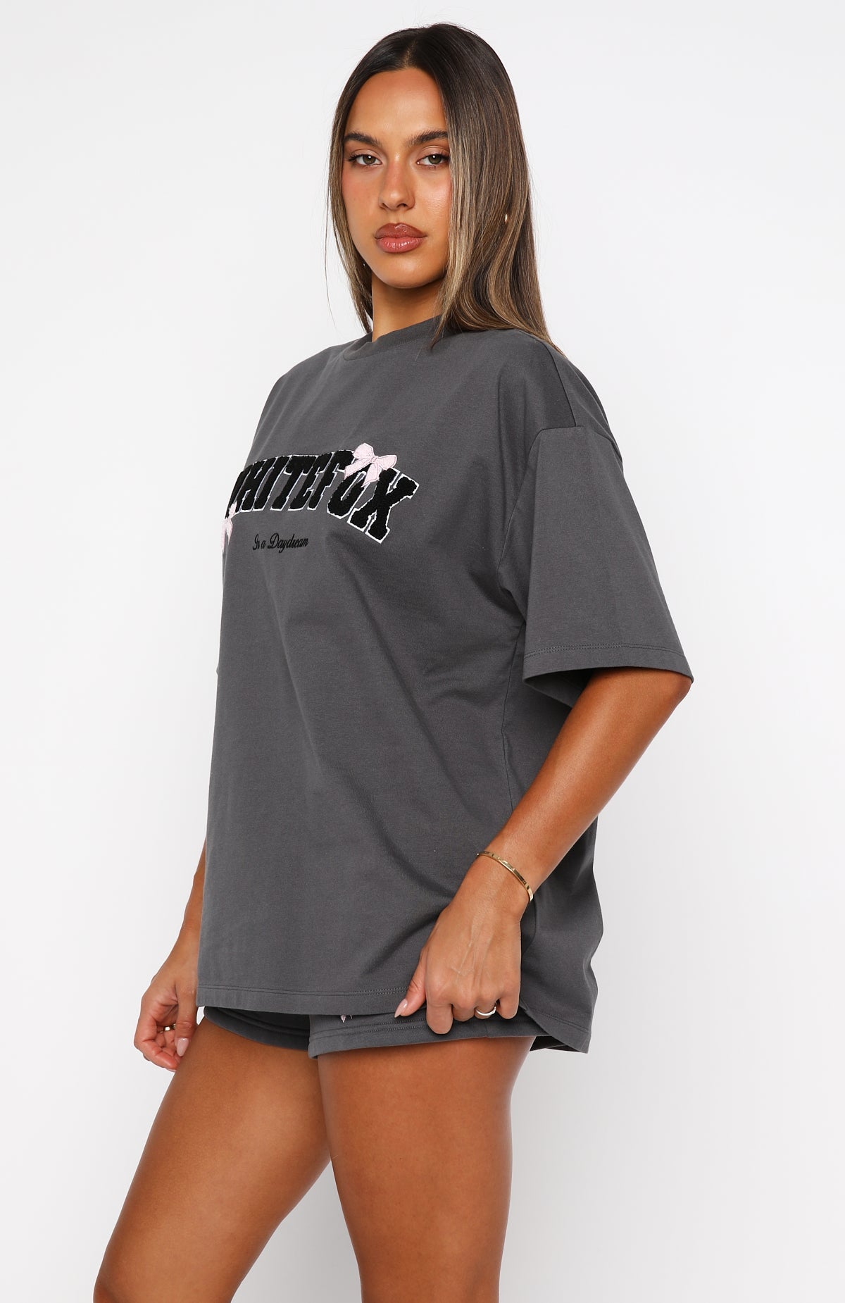 Daydreamers Madeline Oversized Tee Volcanic