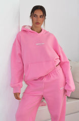Daydreamers Nadia Oversized Hoodie Bubblegum
