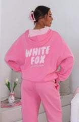 Daydreamers Nadia Oversized Hoodie Bubblegum