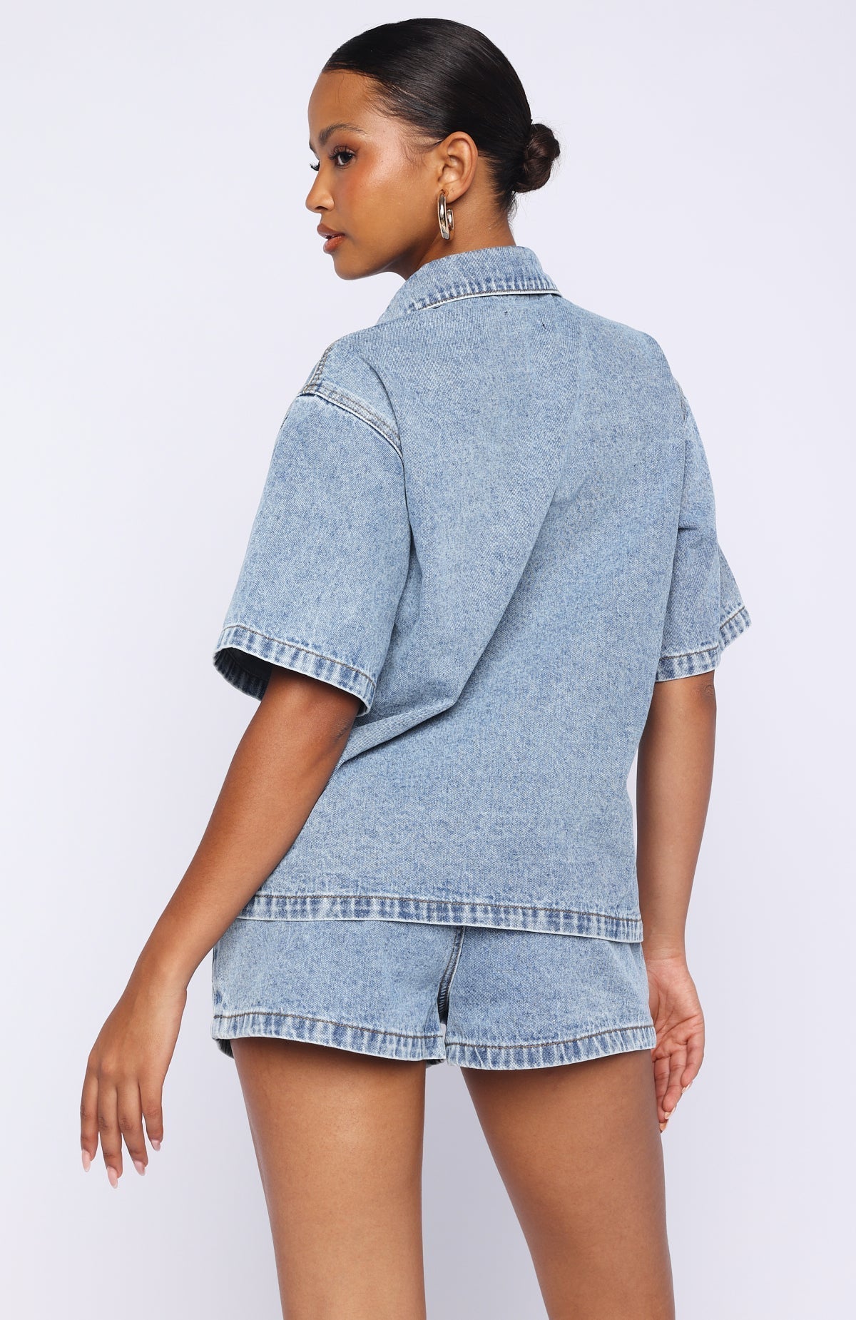 Denim Daydream Shorts Mid Blue