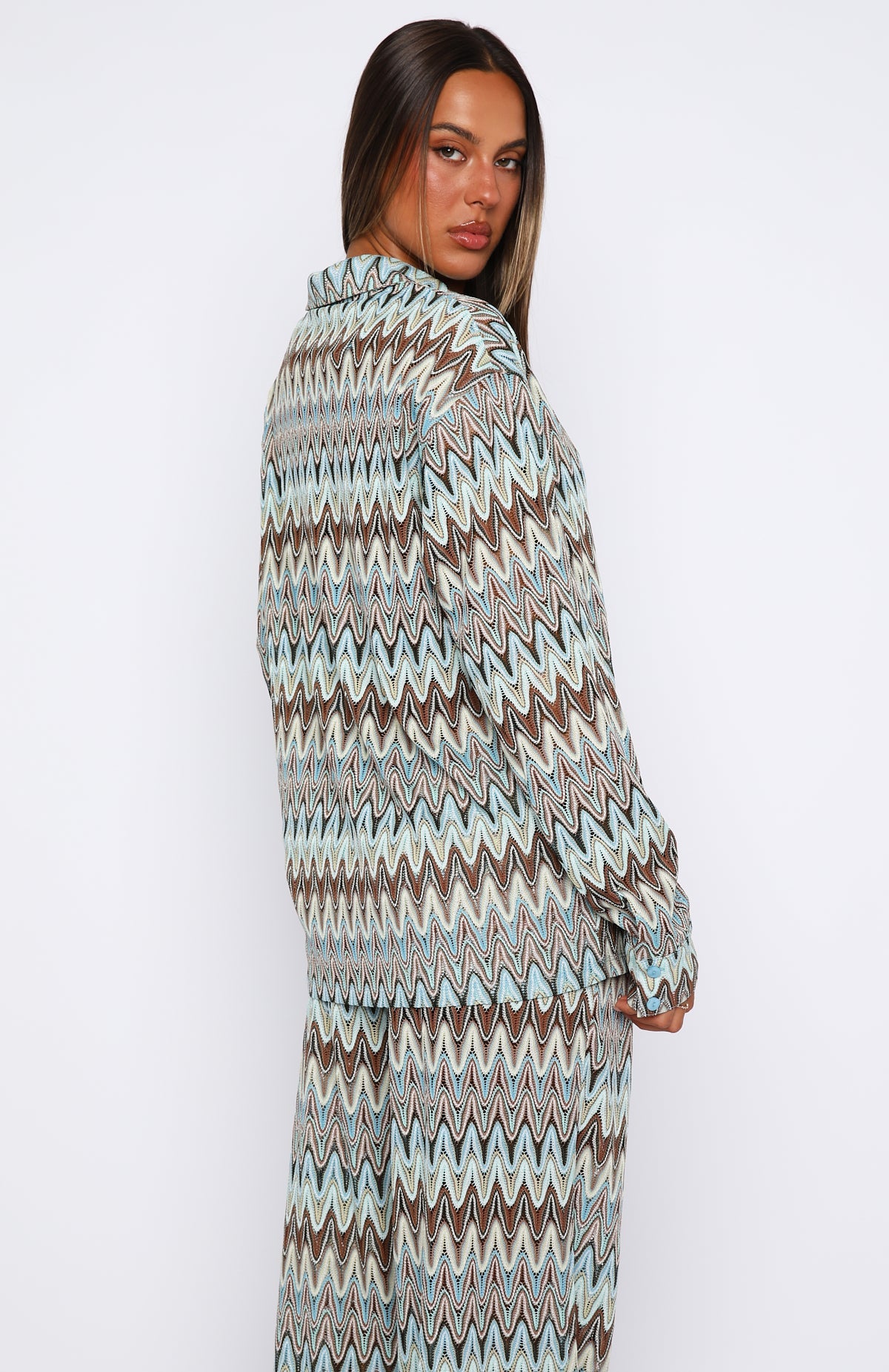 Doll Behaviour Long Sleeve Shirt Ocean Waves