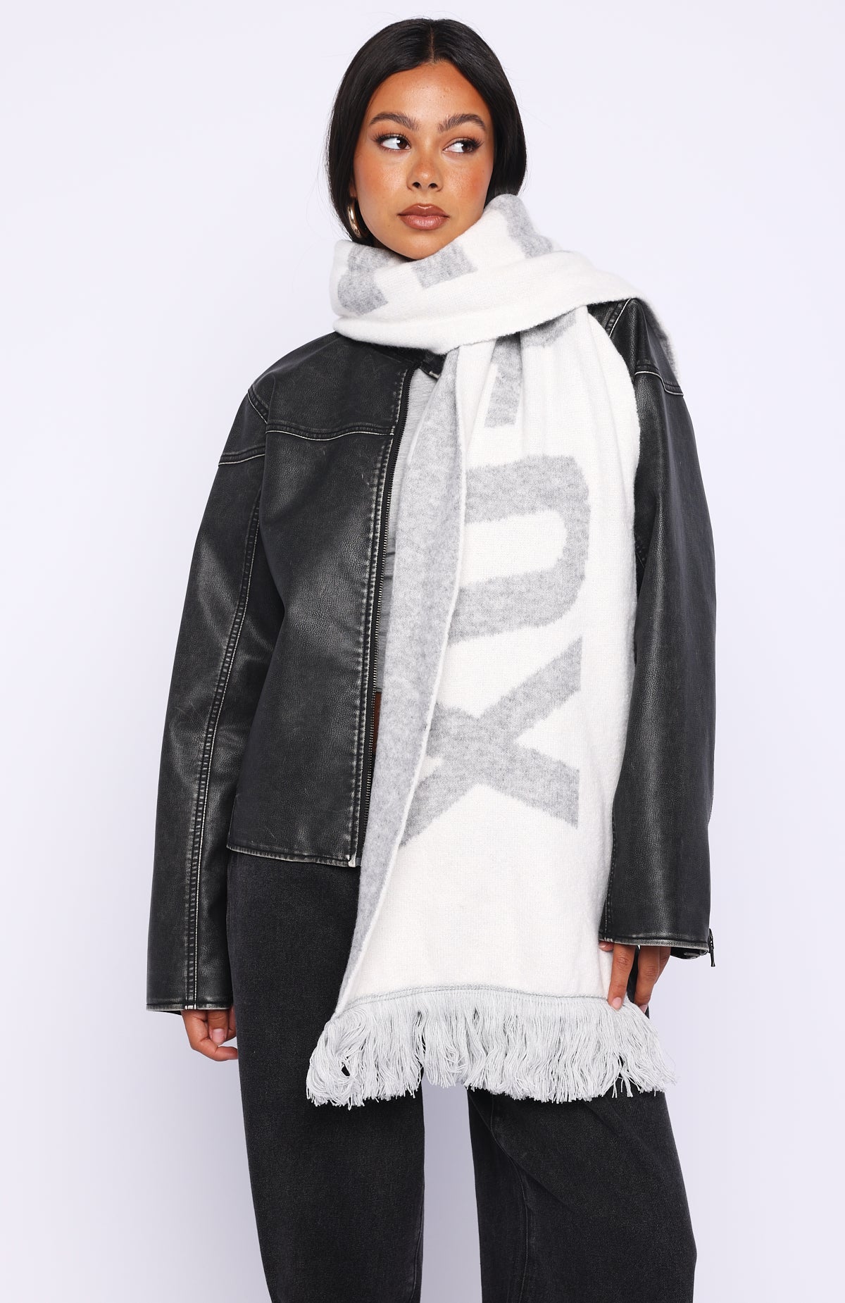 Falsetto Scarf Grey