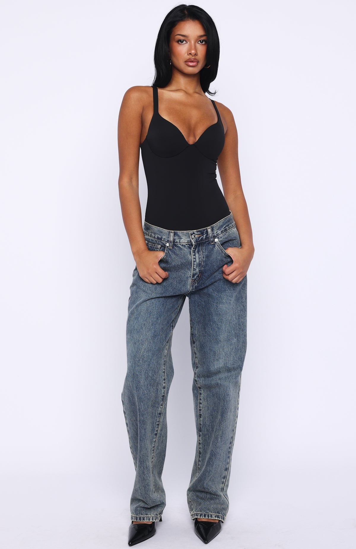 Feel Your Love Bodysuit Black