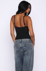 Feel Your Love Bodysuit Black